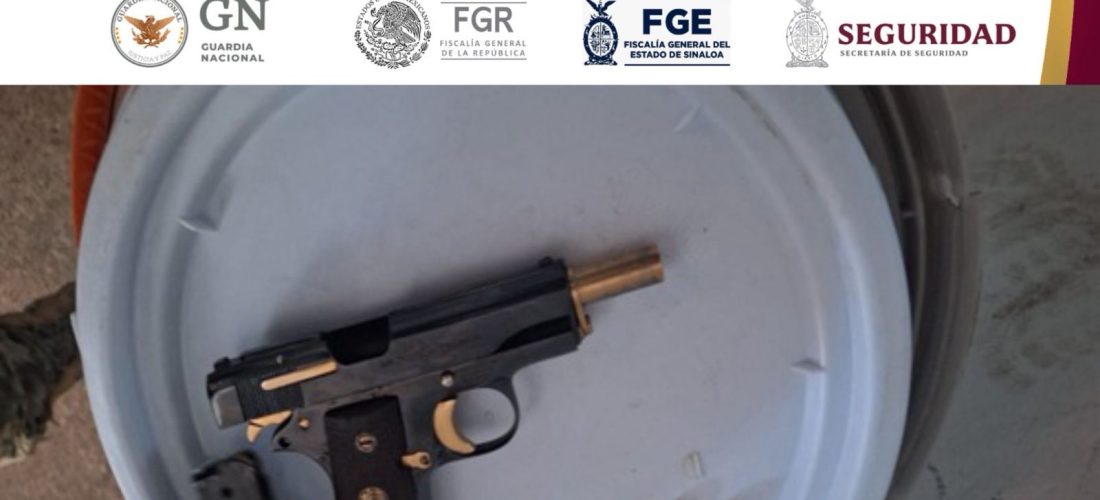 Derivado de un oportuno reporte al 9-1-1, el Grupo Interinstitucional detuvo a un civil armado, señalado por el intento de asalto a un negocio de comida