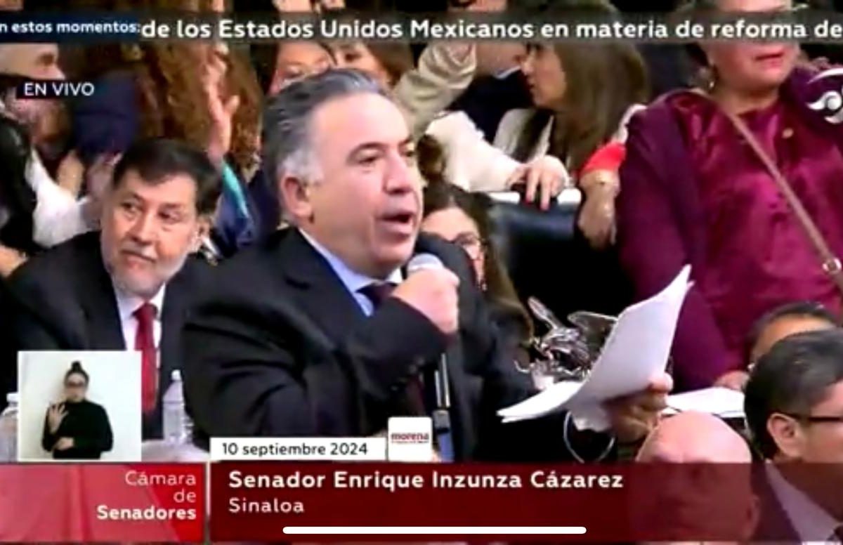 Senador Enrique Inzunza: La Reforma Constitucional devuelve la democracia y la justicia al pueblo de México