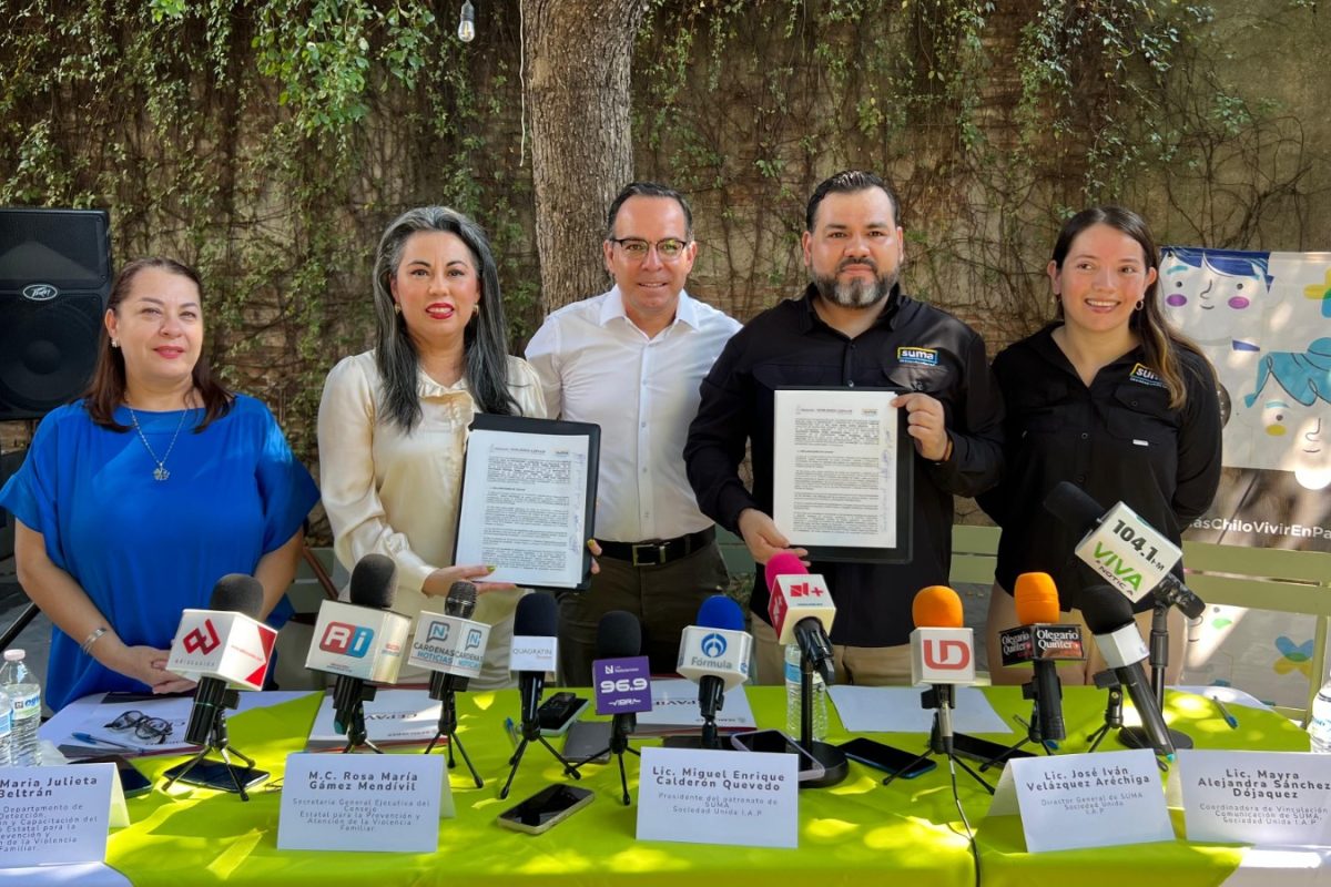 Firma convenio CEPAVIF y SUMA Sociedad Unida, I.A.P.