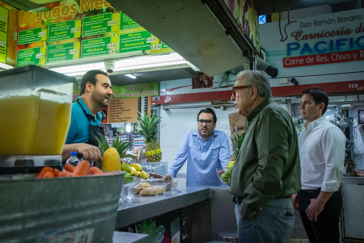 Rubén Rocha y Juan de Dios Gámez reiteran apoyo a locatarios del Mercado Garmendia