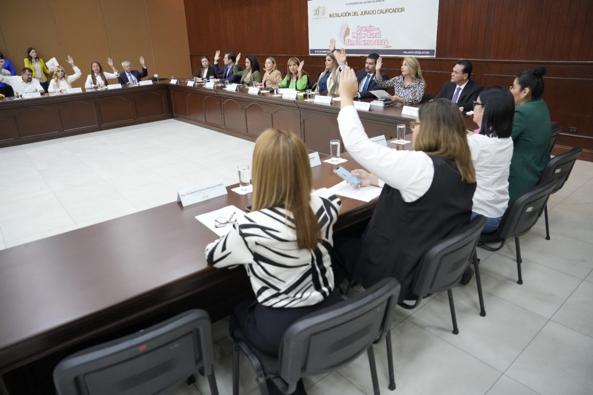 Instala Congreso Jurado Calificador del Premio a la Mujer Rural 2024