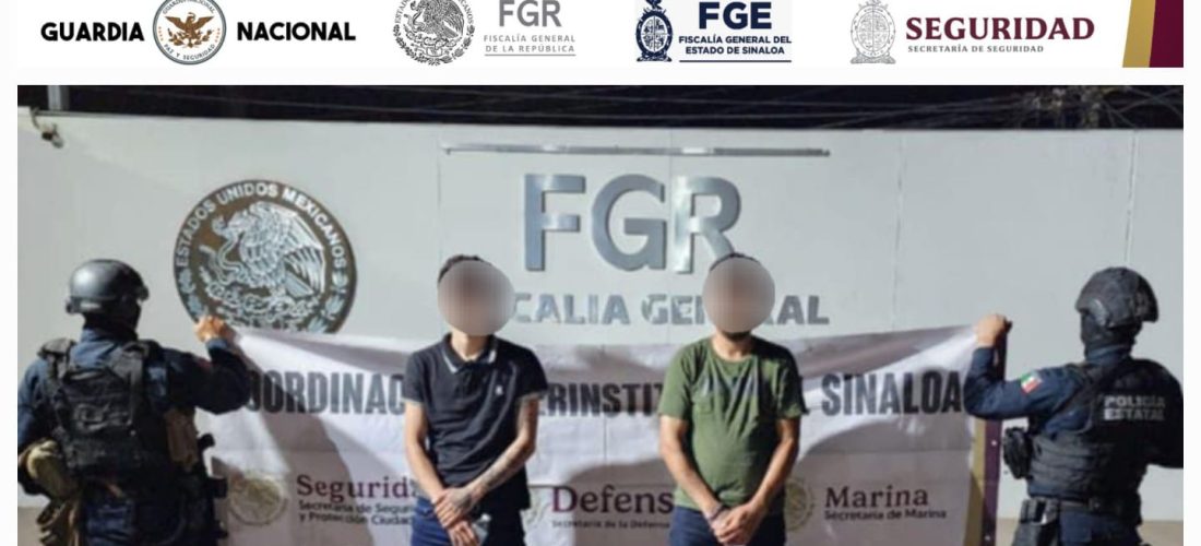 Dos civiles con armamento, asegurados por el Grupo Interinstitucional en Navolato