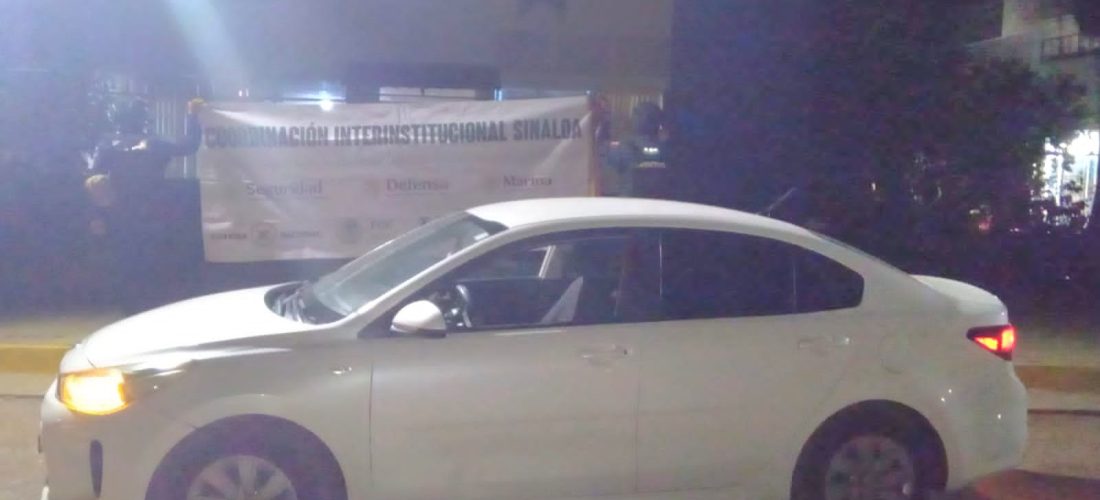 Tras persecución, el Grupo Interinstitucional recupera vehículo que acababa de ser robado en Culiacán