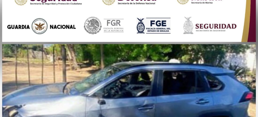 Durante acciones contra el robo de vehículos, el Grupo Interinstitucional recuperó 3 vehículos en Navolato