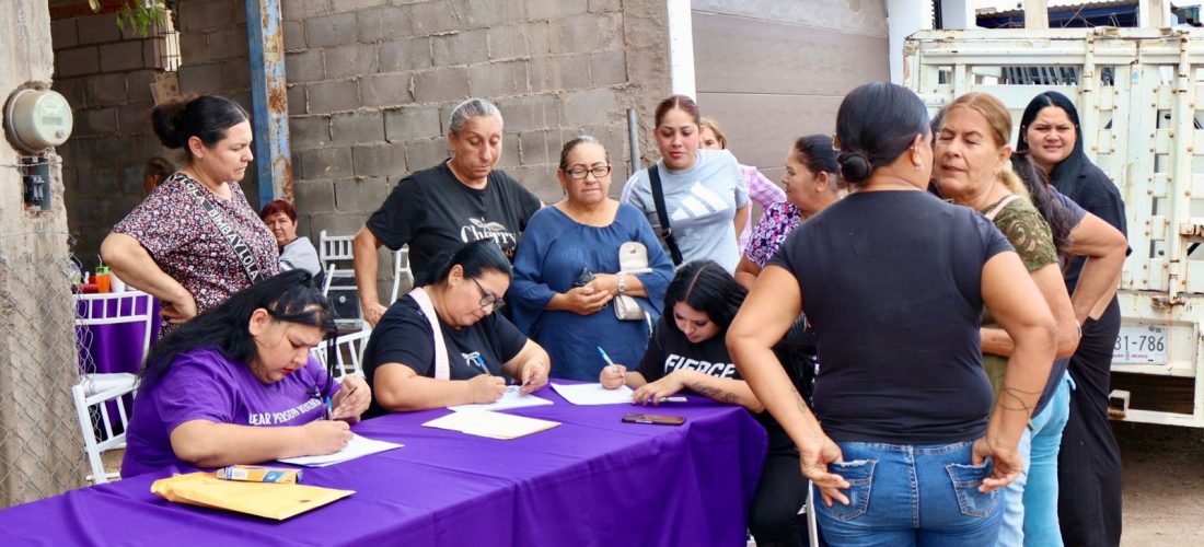 Partido Sinaloense sigue con jornada de afiliación en la colonia El Barrio, Culiacán