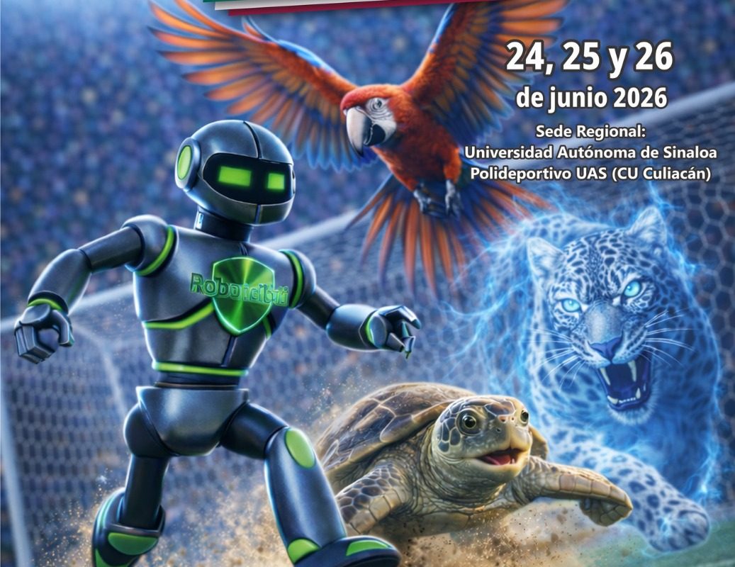 ¡Ciencia y deporte en la cancha! La UAS, epicentro de la innovación; será sede regional de la Copa FutBotMX, cuyo registro cierra este 17 de abril