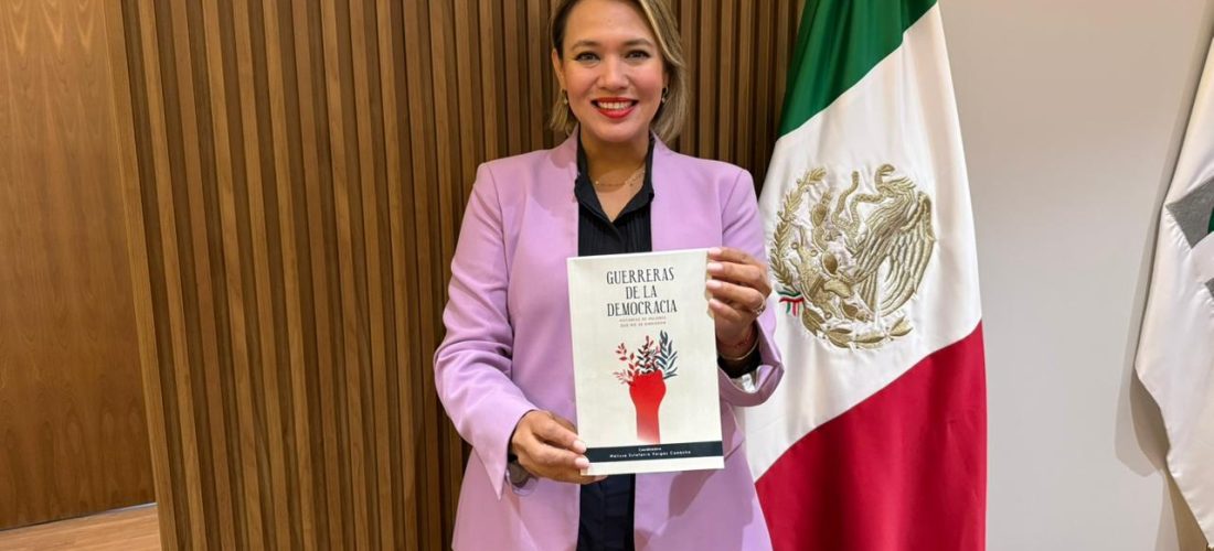 Destaca participación de la sinaloense Érika Sánchez en la obra “Guerreras de la Democracia” presentada en la Cámara de Diputados.