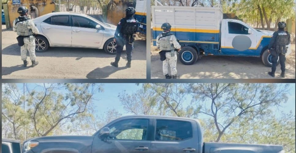 En Operativo Interinstitucional Contra el Robo de Vehículos en Elota y Culiacán, se recuperaron siete unidades con alteraciones o reporte de robo