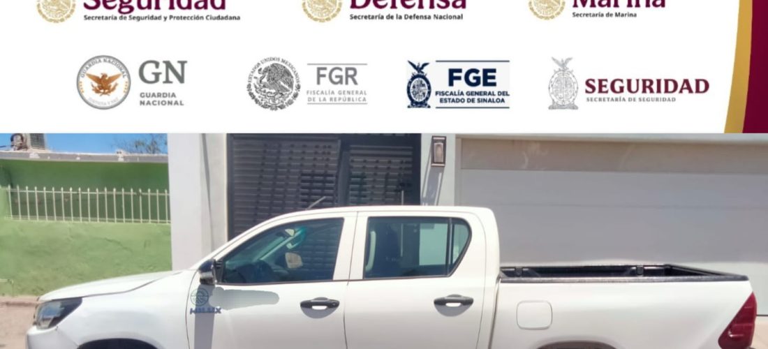 La Base de Operaciones Interinstitucional Navolato recupera un vehículo tras ser despojado