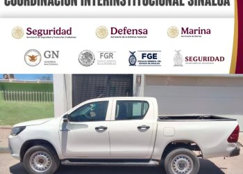 La Base de Operaciones Interinstitucional Navolato recupera un vehículo tras ser despojado