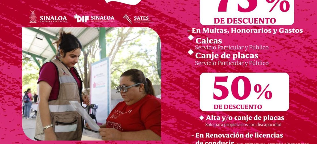 Llegan a El Fuerte los descuentos en Adeudos Vehiculares en la Brigada del Bienestar del DIF