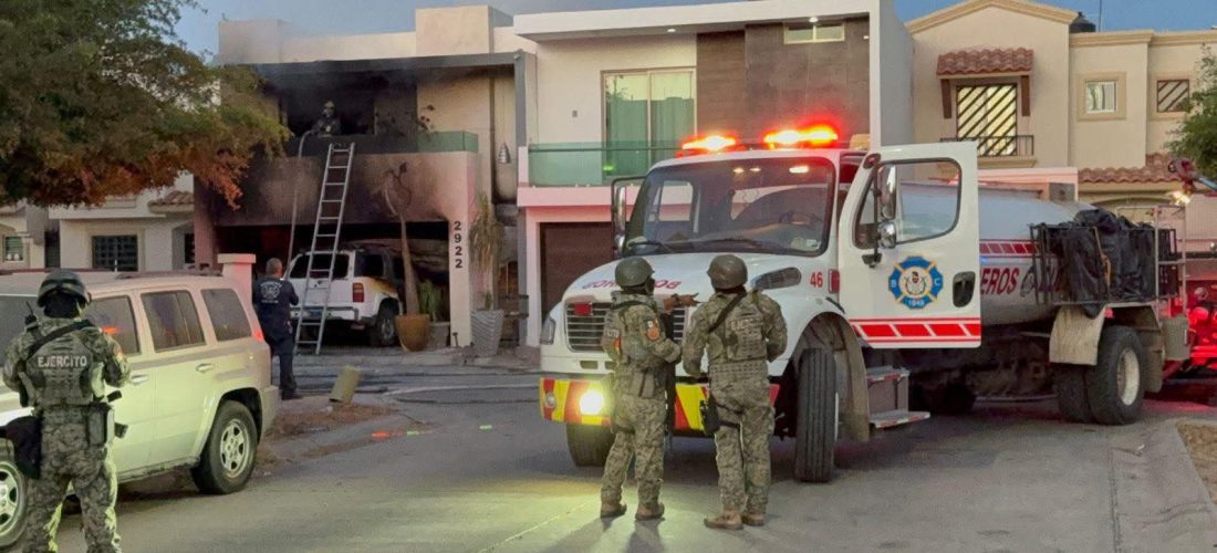 Grupo armado incendia residencia en Stanza Cantabria tras ataque a balazosCuliacán, Sinaloa.-