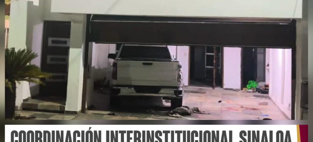 Culiacán, Sinaloa, a 14 de mayo de 2026.Luego de una agresión, el Grupo Interinstitucional detuvo a 3 civiles y aseguró armas e inmueble en Culiacán