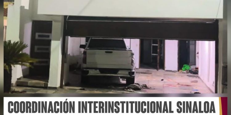 Culiacán, Sinaloa, a 14 de mayo de 2026.Luego de una agresión, el Grupo Interinstitucional detuvo a 3 civiles y aseguró armas e inmueble en Culiacán